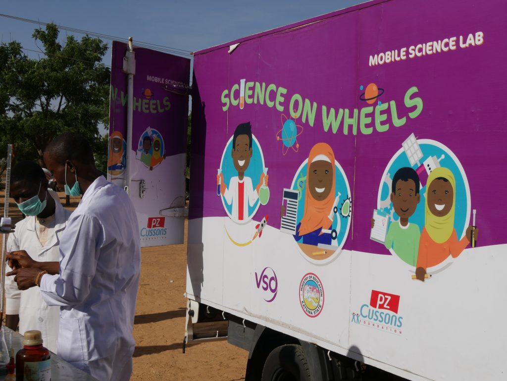 Mobile Science Laboratory - Government Day Secondary School, Muduru, Katsina [Photo Credit- Iweka Kingsley