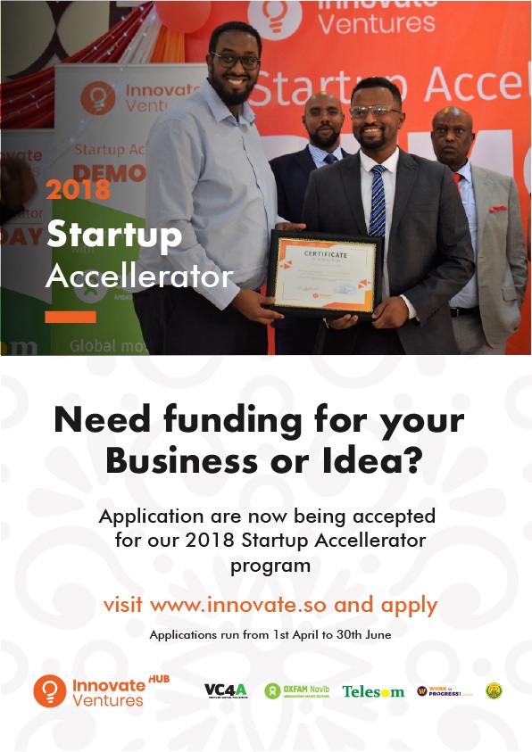 Applications open for the third cycle of Innovate Ventures Accelerator in Somaliland